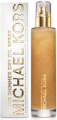 Michael Kors Bath & Body Liquid Shimmer Dry Oil Spray, 3.4 oz