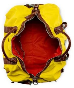 Polo Ralph Lauren Leather-Trimmed Nylon Duffel Bag