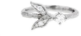 Cathy Waterman Diamond Leaf Ring
