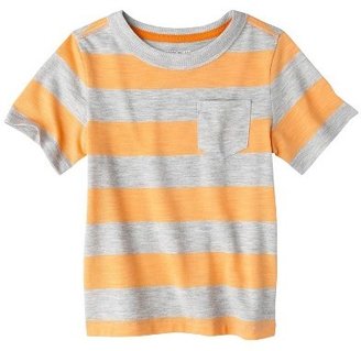 Cherokee Infant Toddler Boys' Short Sleeve Rugby Striped Tee