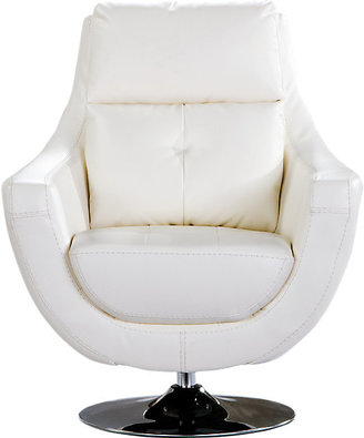 Rooms To Go Shiloh White Swivel Chair
