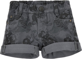 Liu Jo Flower-printed stretch twill shorts