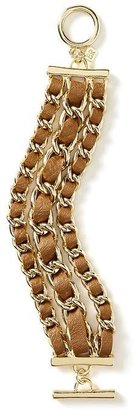Banana Republic Luxe Leather Link Bracelet