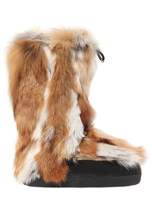 Chloé Fox Fur Snow Boots