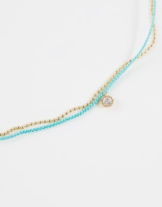 Limited Edition Fine Cord Crystal Anklet