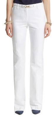 Anne Klein Flare Leg Trousers with Belt