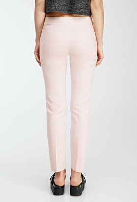 Forever 21 flat-front skinny trousers