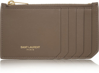 Saint Laurent Leather cardholder
