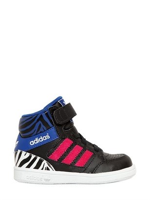 adidas Printed Faux Leather High Top Sneakers
