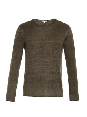 John Varvatos Reverse-dye sweater