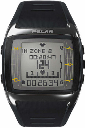 Polar FT60M Mens Heart-Rate Monitor Chronograph Black Strap Watch