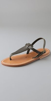 K. Jacques Cyrus Broad Thong Sandals