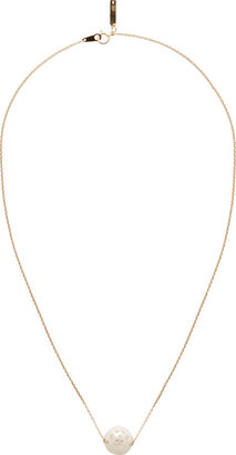 Melanie Georgacopoulos Gold Drilled Pearl Tasaki Edition Pendant Necklace