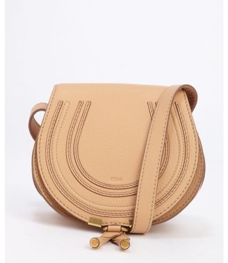 Chloé chestnut leather 'Marcie' small shoulder bag