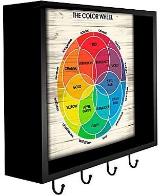 JCPenney Color Wheel Wall Decor with Hooks