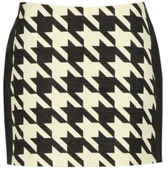 Only Molly Dogtooth Mini Skirt
