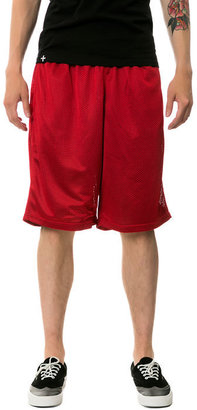 Waimea The Solid Mesh Shorts in Red