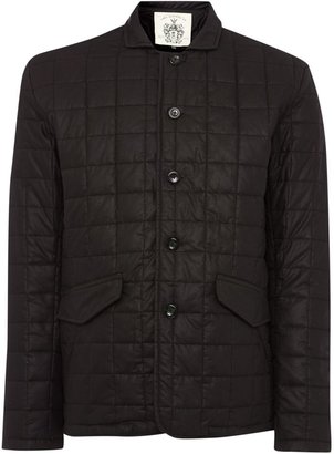 Linea Men's Cassini wax square quilted jacket
