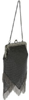 Whiting & Davis Whiting and Davis Vintage-Look Chain Fringe Bag