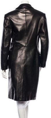Jil Sander Leather Coat