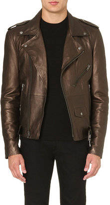 BLK DNM Slim-Fit Leather Biker Jacket - for Men