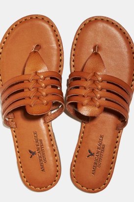 American Eagle Outfitters Tan Huarache Sandals