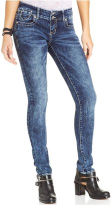 Ariya Juniors' Acid Wash Skinny Jeans