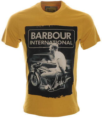 Barbour International Smooth T Shirt Yellow