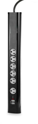 The Sharper Image 6-Outlet Indoor Surge Protector with USB Charging
