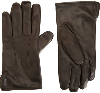 Barneys New York Cashmere Lined Nappa Glove