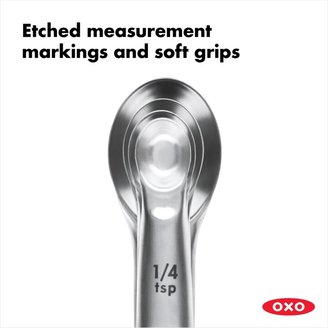 OXO Good Grips Set of 4 Stainless Steel Magnetic Measuring Spoons