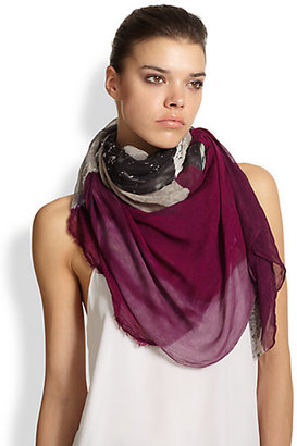 Yigal Azrouel Cubic Girl Cashmere & Modal Scarf