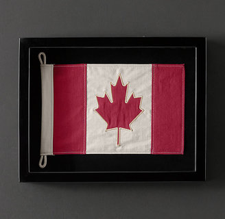 Restoration Hardware Framed Flag of Canada