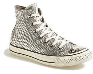 Converse Chuck Taylor® All Star® Snake Print Leather High Top Sneaker (Online Only) (Women)