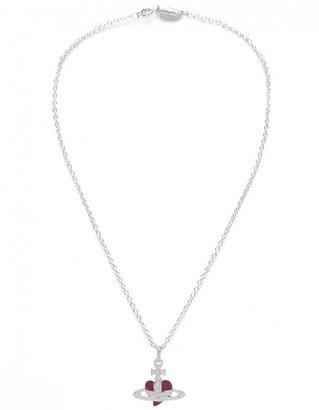 Vivienne Westwood Diamante Heart Necklace
