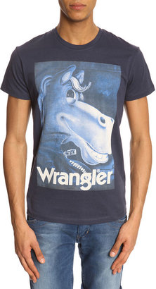 Wrangler Poster T Blue T-Shirt