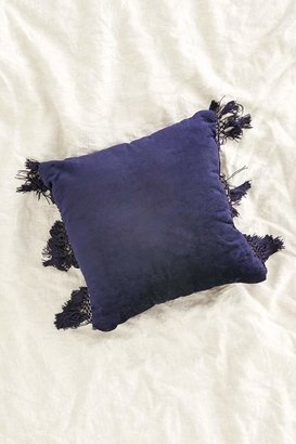 Urban Outfitters Magical Thinking Velvet Fringe Pillow