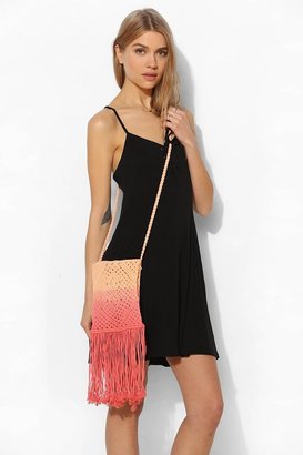 Urban Outfitters Ecote Moon Tower Macrame Crossbody Bag