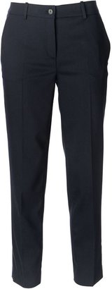 Jil Sander Navy cropped tapered trousers