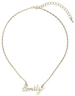 Topshop Emily Name Necklace
