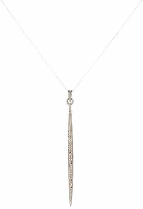 Feathered Soul Women's Diamond Stick Pendant Necklace