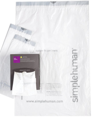 Simplehuman Trash Can Liners, Liner "G" 50 Pack