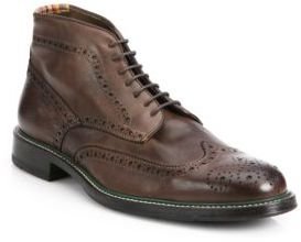 Paul Smith Grayson Leather Lace-Up Boots
