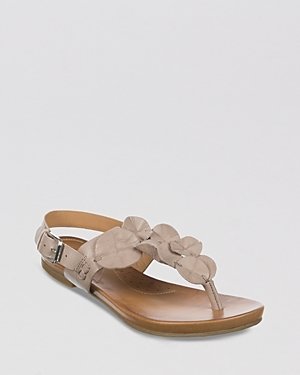 Naya Flat Thong Sandals - Crawley Flower