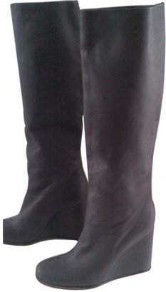 Lanvin Grey Leather Boots