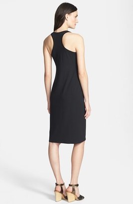 Eileen Fisher The Fisher Project Racerback Stretch Jersey Midi Dress