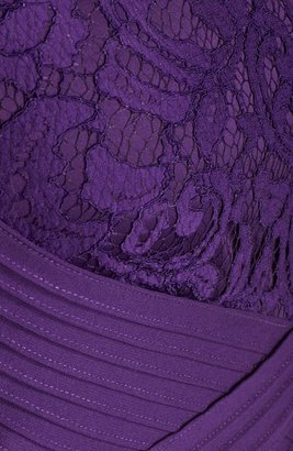 Tadashi Shoji Crisscross Waist Lace Sheath Dress (Regular & Petite)