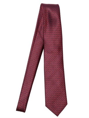 Brioni 7cm Micro Paisley Silk Jacquard Tie