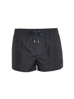 Dolce & Gabbana Crest-embroidered swim shorts
