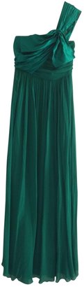 Max Mara Green Silk Dress